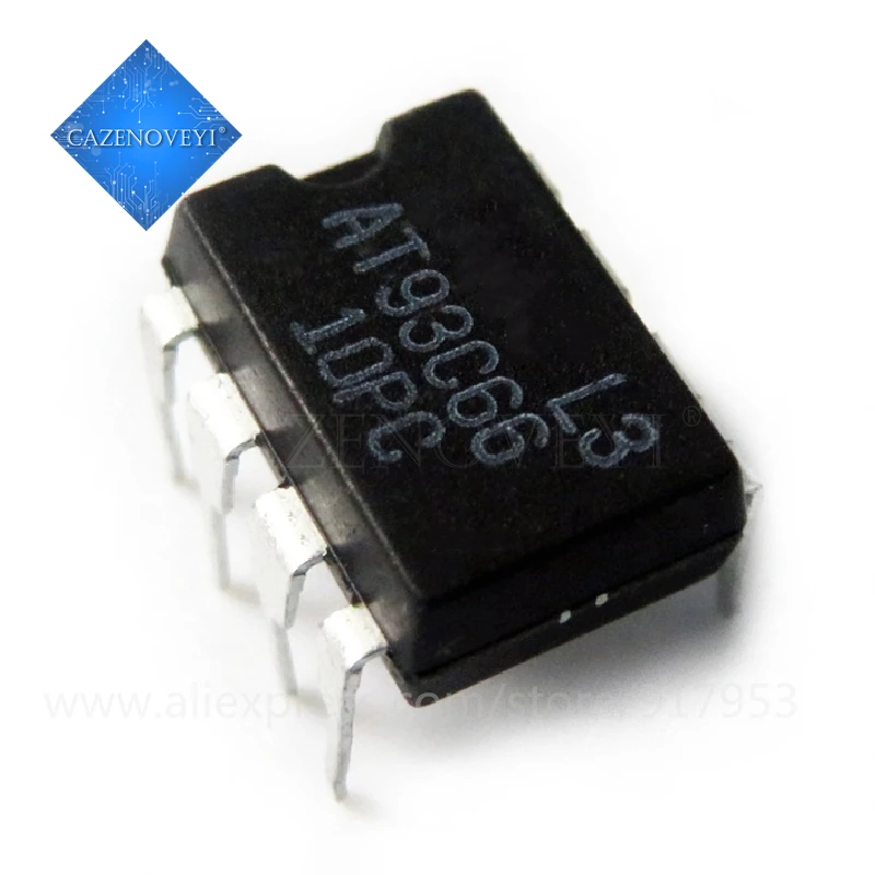 

10 шт./партия AT93C66 93C66 DIP-8 новая Оригинальная фотография