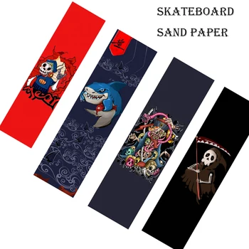 1220x250mm Emery Waterproof Skateboard Grip Tape Skateboard Sand Paper Self Adhesive Longboard Tape Skid Deck Sticker Accessorie