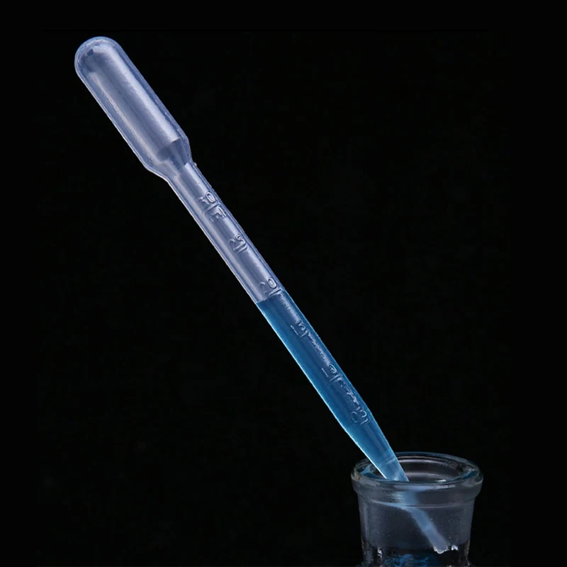 Pipent en Plastique Transparente Graduée Compte-Gouttes, Équipement de Laboratoire pour Poulet, Microscale, 1ml, 2ml, 3ml, 5ml, 10ml