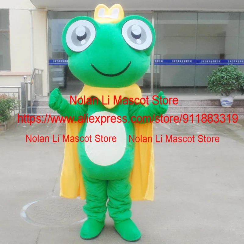 Hot Sale Adult 7 Frog Mascot Costume Cartoon Character Fancy Dress Party Cosplay Birthday Party Advertising Display 980