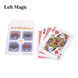 Parade of the Queens Explained Magic Tricks Card 4Q Prediction Magic Magician Close Up Illusion Gimmick Props Toys For Children