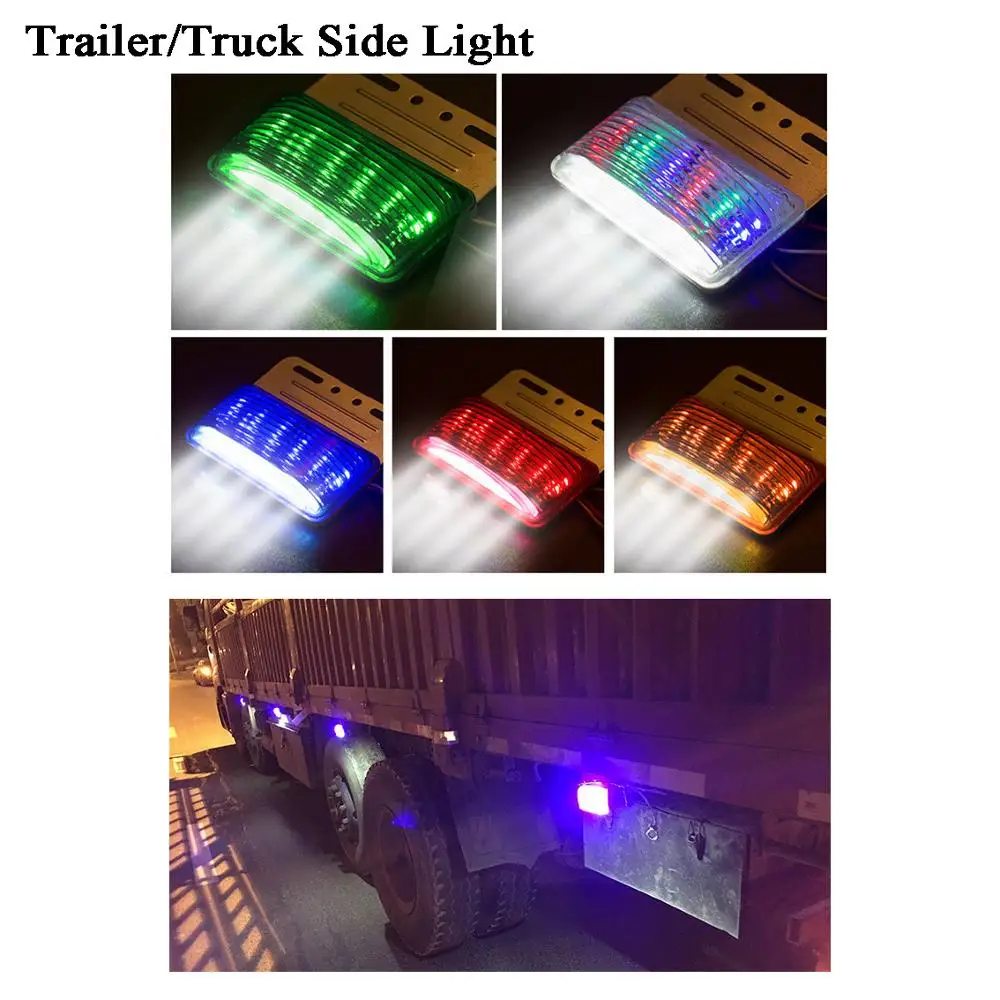 

4pcs Truck/Trailer 24V Parking marker/LED Side Light/Warning Fog/Edge Lamp/Floorlight/Security Light/light indicator/