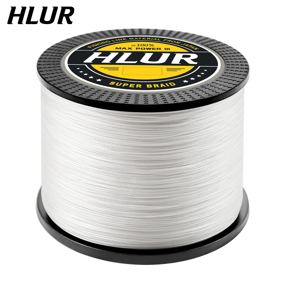 HLUR  New  4 Strands 8 Strands1000M Super Strong Japan Multifilament 100% PE Braided Fishing Line  12-88LB