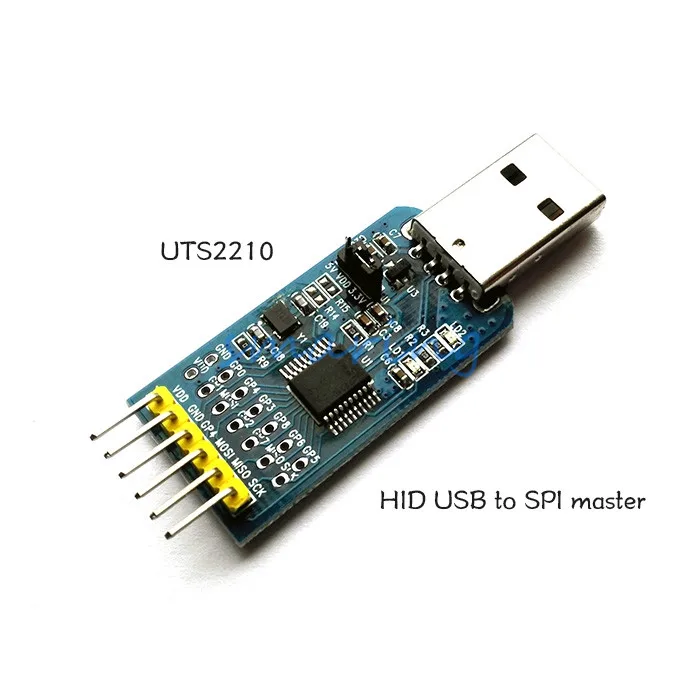 UTS2210 USB to SPI Master HID  Converter Adapter GPIO DIY RC Electronic Toy Robot Development Board