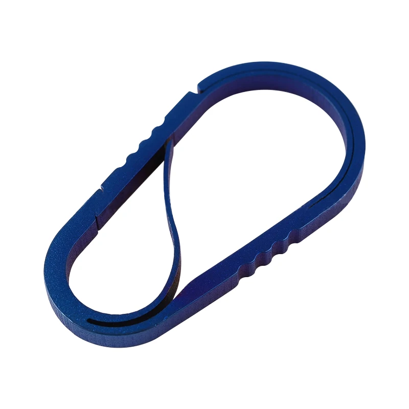 YOUGLE Titanium alloy TC4 Carabiner Buckle Spring Snap Keychain Clip Hook For outdoor Activities