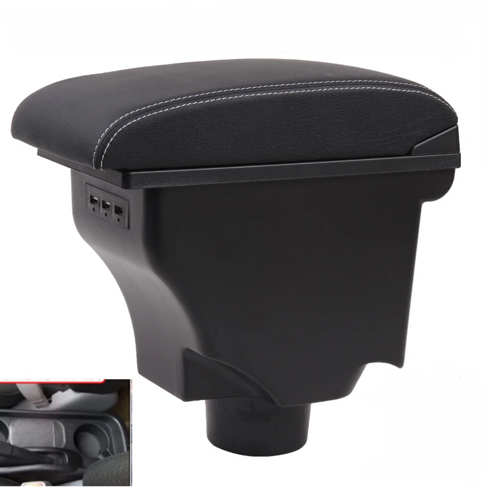 For Hyundai Elantra XD armrest box central Store content Storage box with cup holder USB interface