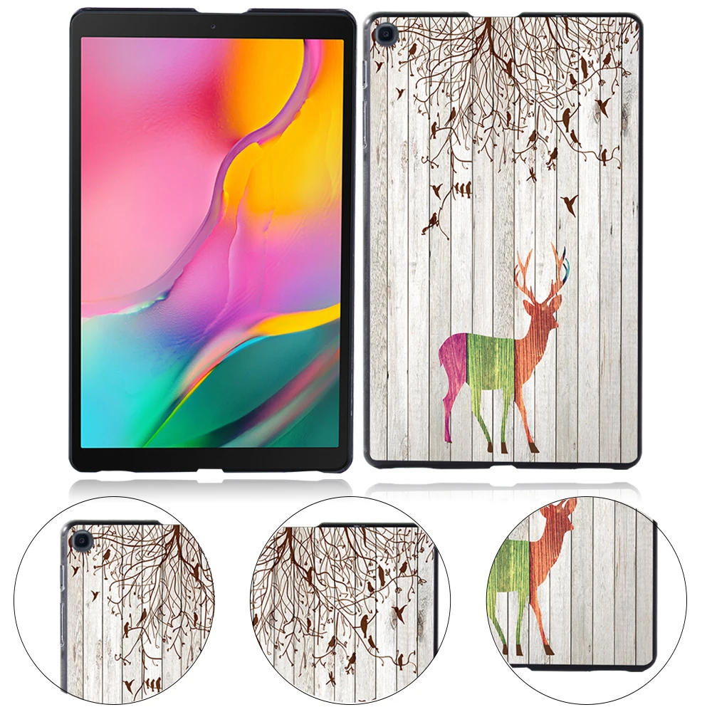 삼성 갤럭시 탭 A 태블릿 케이스 10.1 2019 T510 T515-태블릿 경량 소프트 쉘 플라스틱 스마트 커버 케이스-1