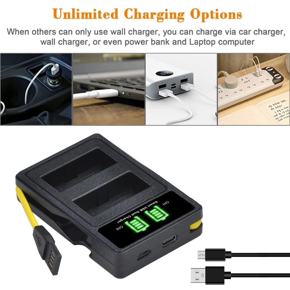 BLN-1 BCN-1 BLN1 المدمج في شاحن يو اس بي مع نوع-c لأوليمبوس OM-D E-M1 ، OM-D E-M5 ، القلم E-P5 ، OM-D E-M5 II ، القلم F