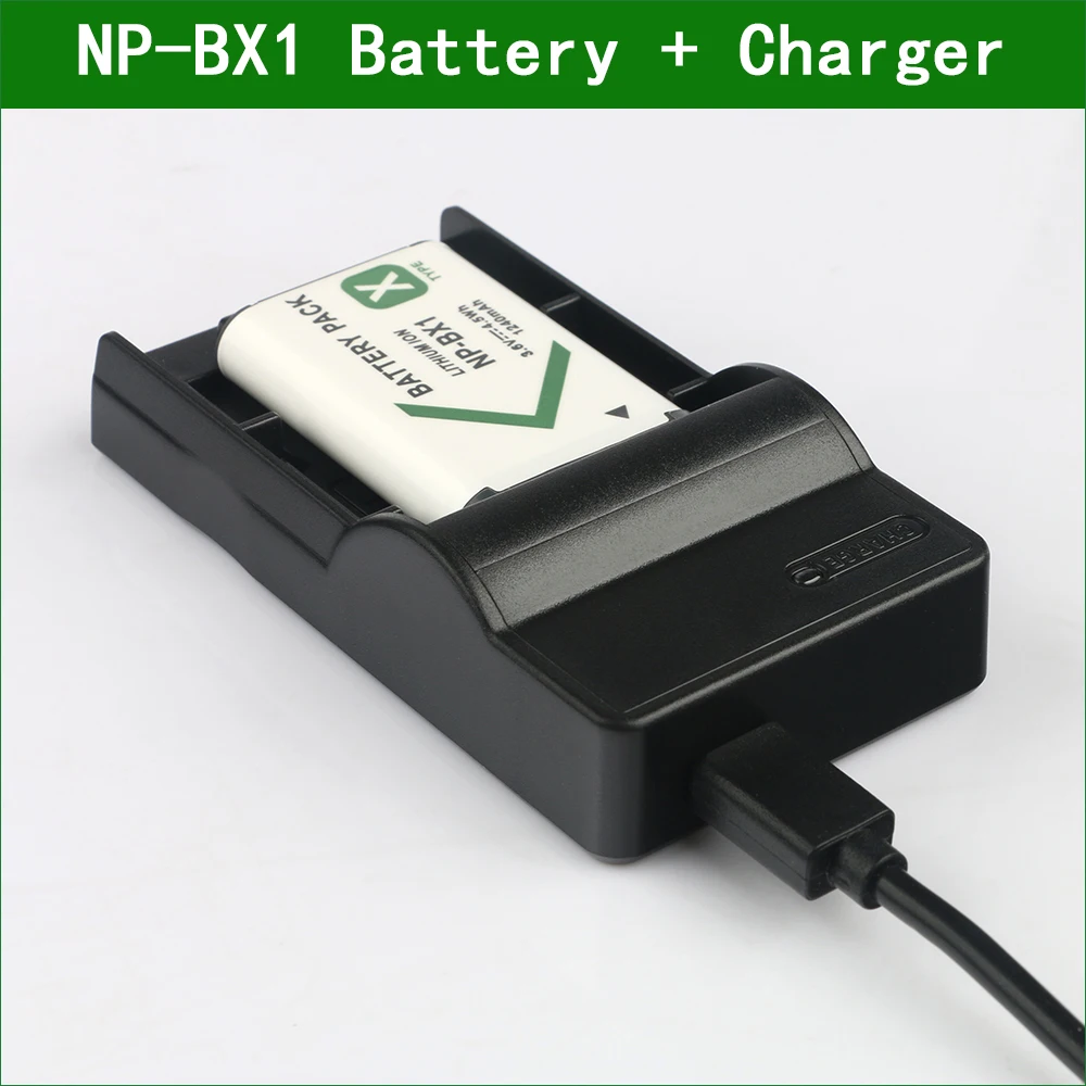 Digital Camera Battery + Charger for Sony HDR-CX240 CX405 CX440 PJ240 PJ270 PJ405 PJ410 PJ440 DSC- WX300 WX350 WX500 WX700 WX800