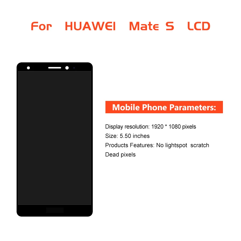 Mới 5.5 "Cho Huawei Mate S Màn Hình Hiển Thị LCD Bộ Số Hóa Màn Hình Cảm Ứng Cho HUAWEI Bạn Tình LCD CRR-UL00 CRR-L09 CRR-UL20