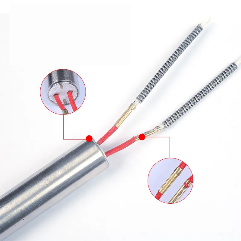 Electric heating tube single head 220V mould dry burning heating tube 380V electric heating rod heating rod