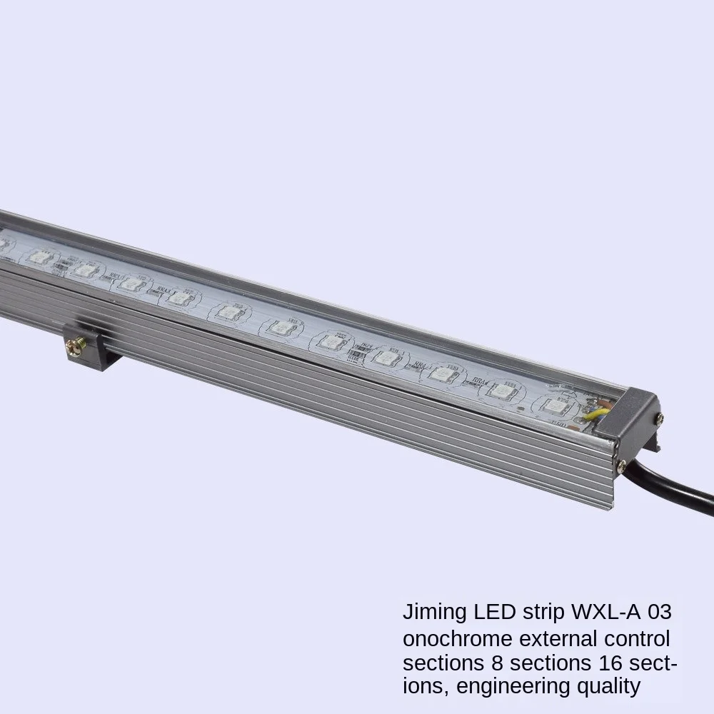 12W LED Wall Washer Outdoor Waterproof Light Strip RGB External Control Dmx512 DC24V Line Lamp For Building Landscape