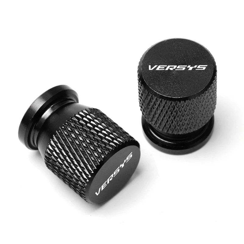 VERSYS Motorcycle Tire Valve Air Port Stem Cover Cap Plug CNC Aluminum Accessories For Kawasaki Versys 650 1000 X300 2008-2023