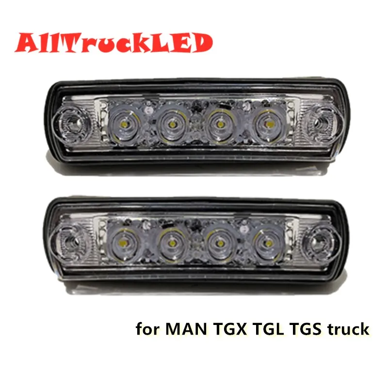 2pcs 24V LED sunvisor lights for MAN  truck Sunvisor lamp TGX TGL TGS OEM 81252606121 Man Cab lights