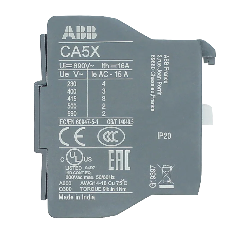 

ABB instantaneous auxiliary contact blocks CA5-31E-20pcs(with the freight fees)