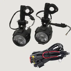 Universal Driving Aux Lights For BMW DUCATI KAWASAKI HONDA SUZUKI Front Head Light Waterproof Motorcycle Fog Lamp