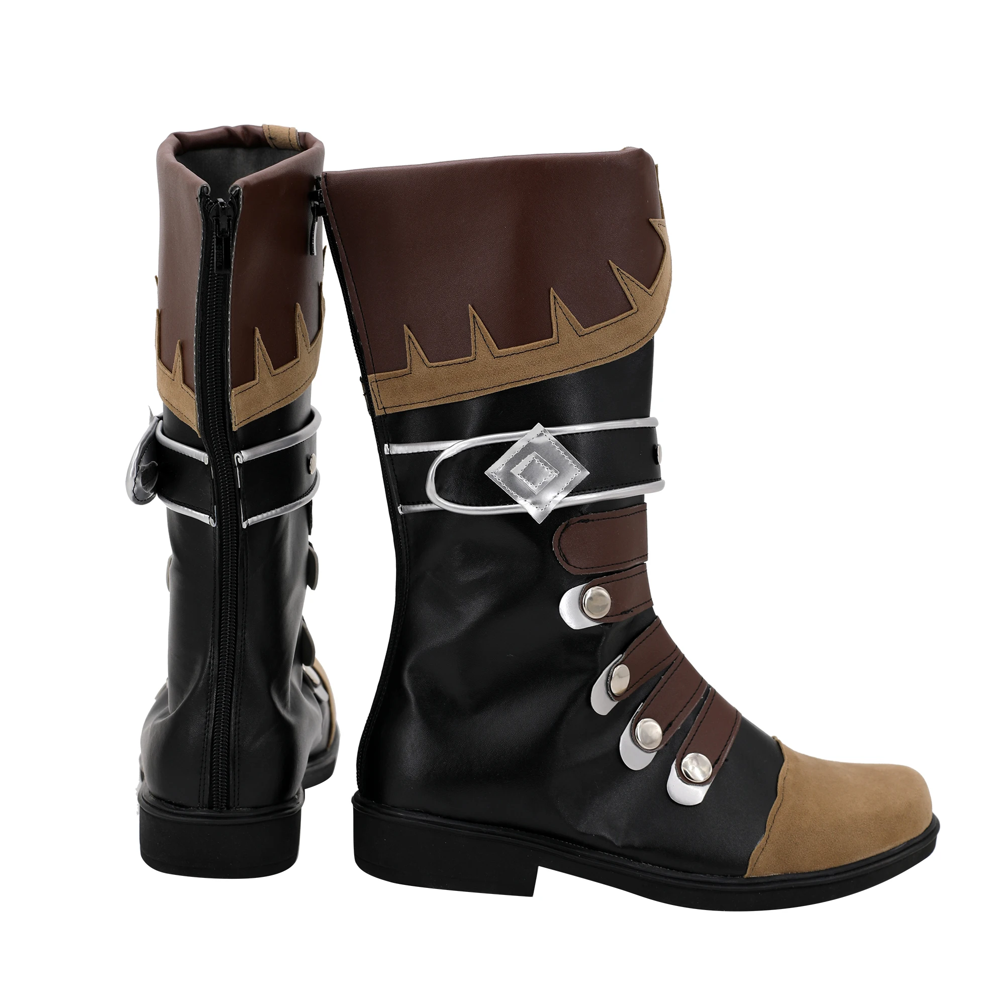 Genshin Impact Diluc Cosplay buty buty Halloween rekwizyt Cosplay wykonane na zamówienie