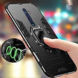 Magnetic Ring Holder Case For Realme X2 Pro XT Case Armor Finger Ring Back Cover For OPPO Realme X2 X2pro Phone Case Coques