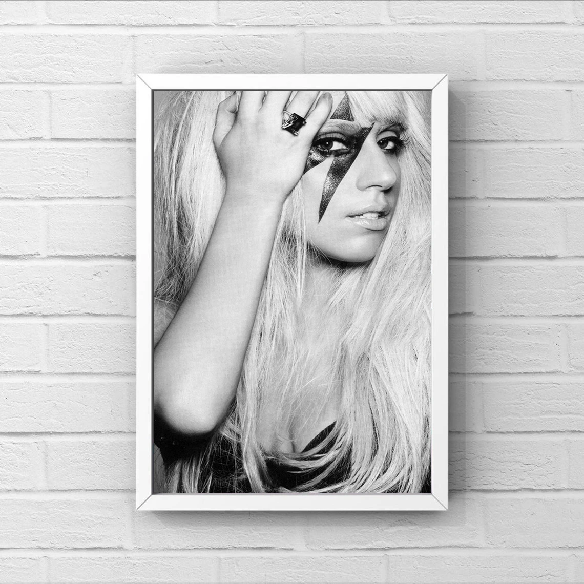 

Lady gaga Poster Pop Star Hip Hop Art Music Singer Hip Hop Rap Canvas Picture Print Home Wall Painting Decoration (No Frame)