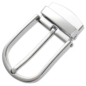 Hebilla de cinturón con pasador sólido, hebilla de Clip de Metal para hombre, artesanía de cuero DIY, suministro de accesorios para pantalones vaqueros, hebilla de cinturón de 3,5 cm de ancho, LY136-22301