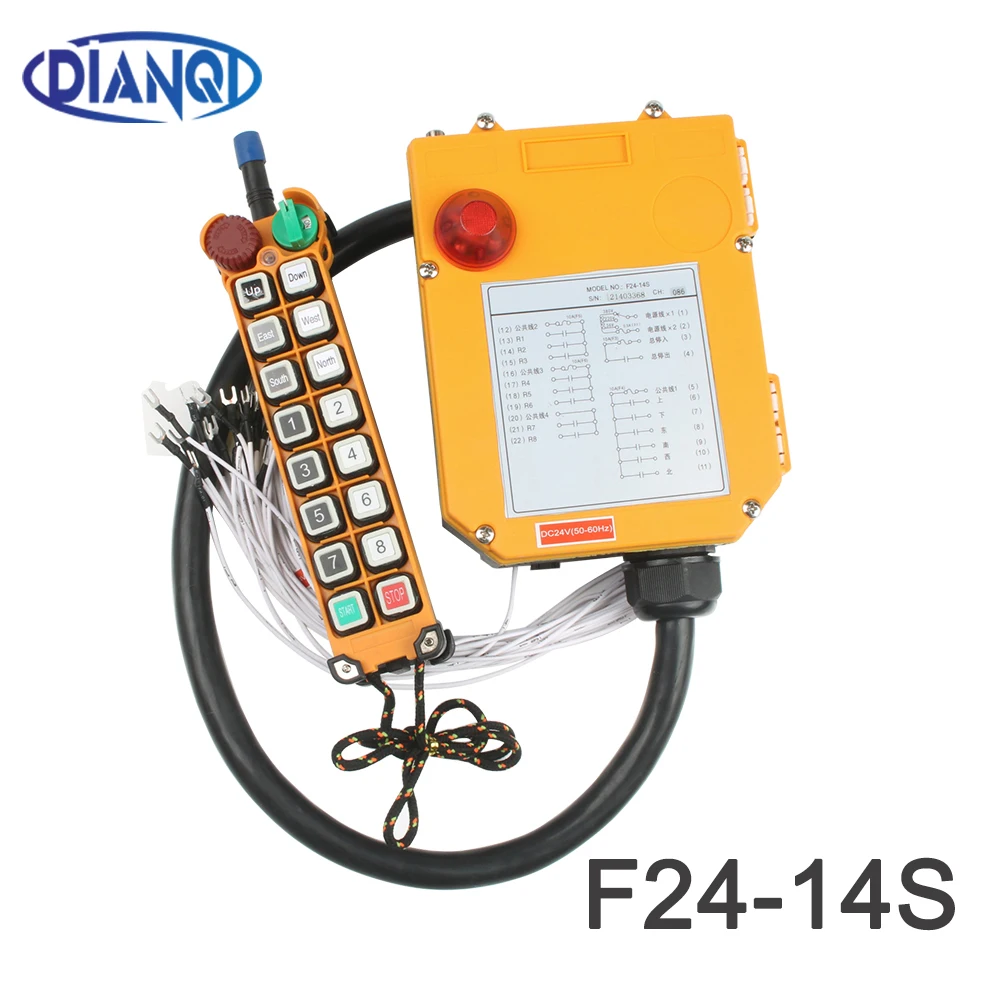 

F24-14S Single speed crane driving crane industrial wireless remote control industrial 24V 36V 48V 220V 380V