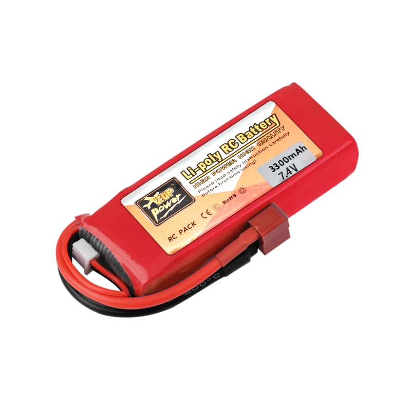 Original Wltoys 144001 car 2s 7.4 V 3300mAh Lipo battery T Plug for Wltoys 1/14 144001 RC car boat Lipo battery 1-5PCS