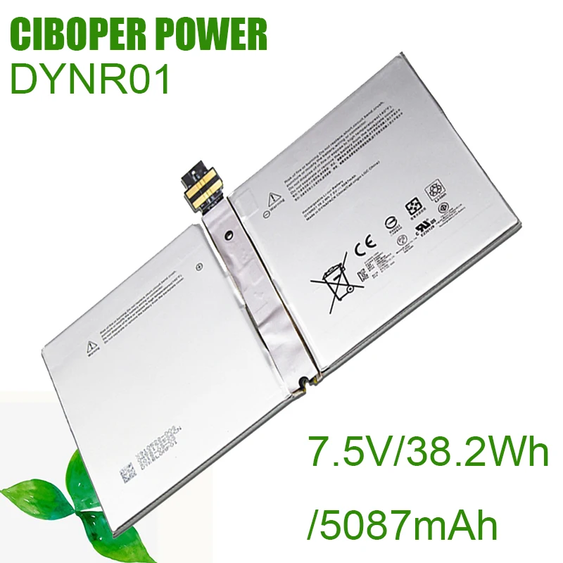 CP Original Tablet Battery G3HTA027H DYNR01 7.5V/38.2WH/5087mAh For Surface Pro 4 1724 12.3