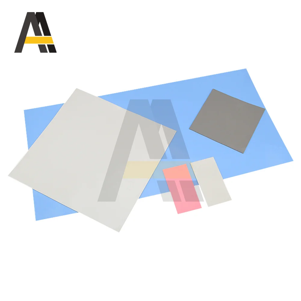 Almohadilla térmica de silicona GPU para CPU, almohadilla conductora de refrigeración de 200mm x 200mm, espesor de 0,5/1/1, 5/2/2, 5/3/4mm, disipador térmico de conductividad térmica