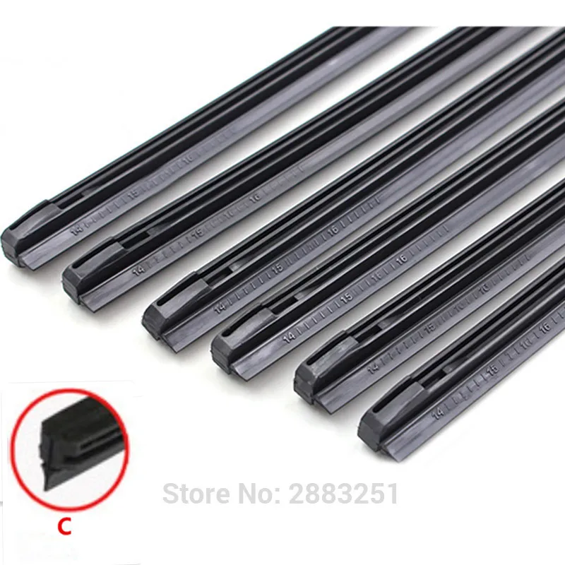 1Pcs Car Wiper Blade Insert Rubber strip (Refill) For MAZDA 3 6 2 5 8 CX5 CX3 CX7 CX-3 CX-7 CX-5 MX-5 Accessories