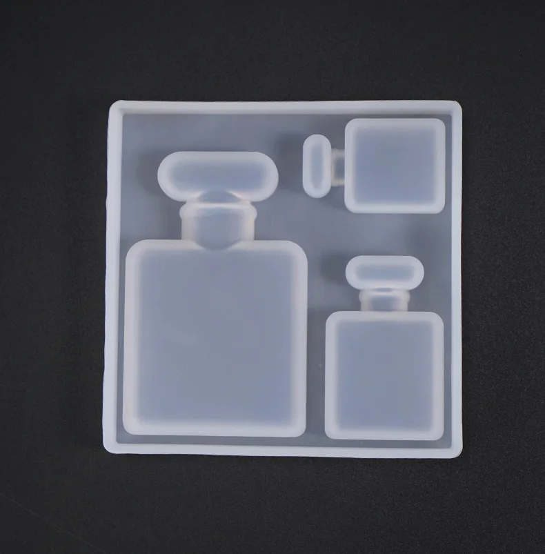 Perfume bottle mold decorative pendant Mold silicone mould DIY crystal epoxy Resin mold Jewelry Making Tools