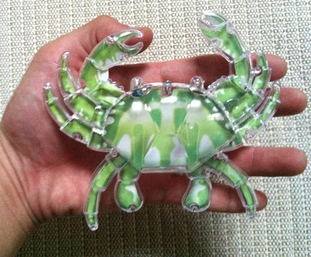 Plaza Park Children's Magnetic Fishing Toy Transparent Fish Crab Non-electric Plastic Crabs Model Children Cute Toys