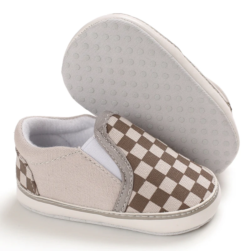 2025 neue Baby Leinwand Turnschuhe Anti-slip Weiche Plaid Baby Junge Mädchen Schuhe Neugeborene Erste Wanderer Infant Baby unisex Casual Schuhe – Detail 13