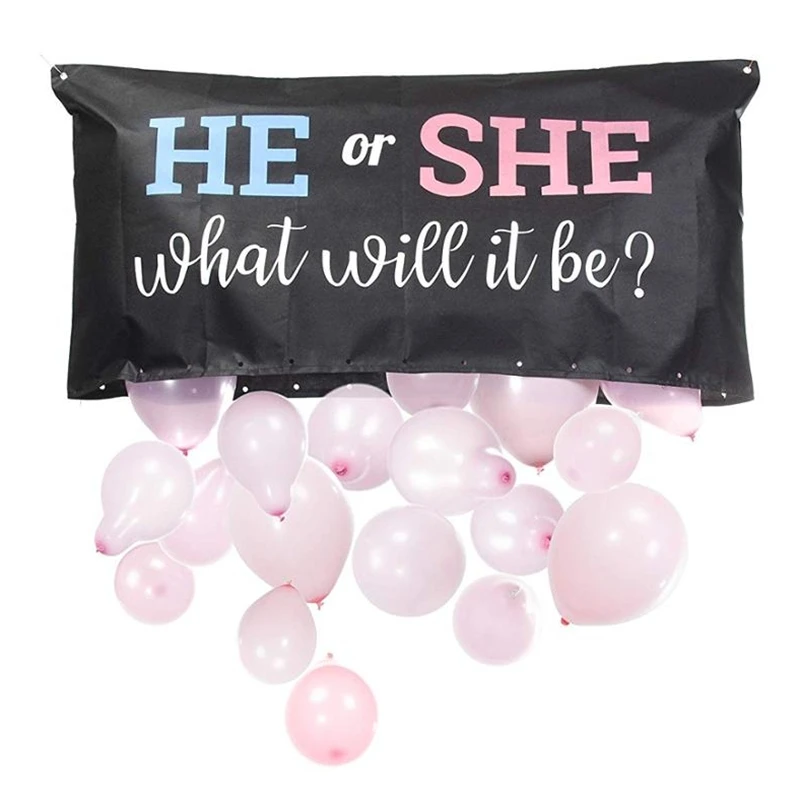 the Perfect Addition to Your Gender Reveal Party Supplies Gender Reveal Balloon Bag Boy or Girl