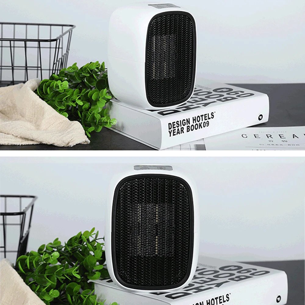 Mini aquecedor elétrico, 90 w, ventilador de ar quente para esquentar casa, escritório, ambiente de trabalho, banheiro, parede