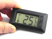 Mini Weather Station LCD Digital Waterproof Electronic Dashboard Thermometer Temperature Monitor Tester for Car Home Bed