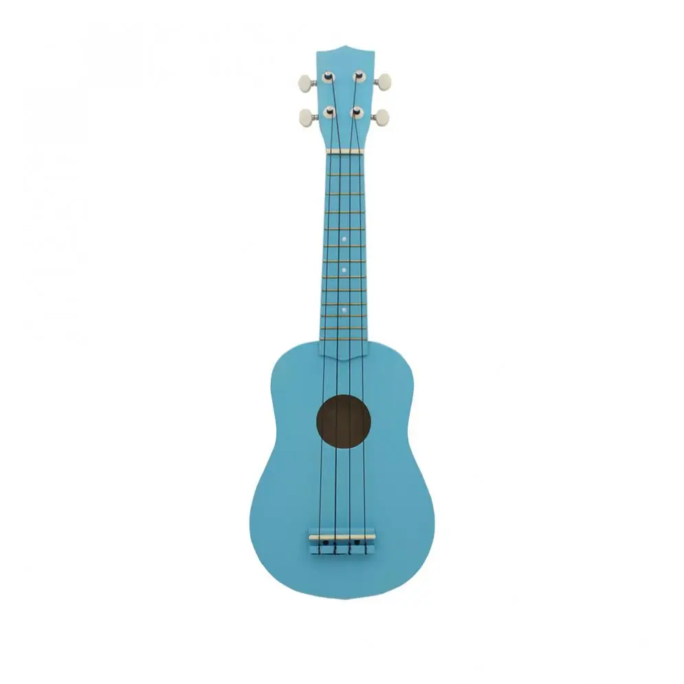 Ukulele 21 Inch Soprano Basswood Pure Color Professional Ukelele 4 Strings Pure Tone Musical Instrument Guitar  Accessories