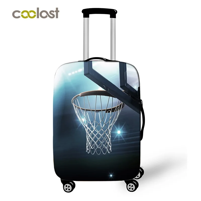 Cool Fire Ball Travel Luggage Protective Covers For Boys bagages roulettes Fire Basket Suitcase Covers Travel Accessories