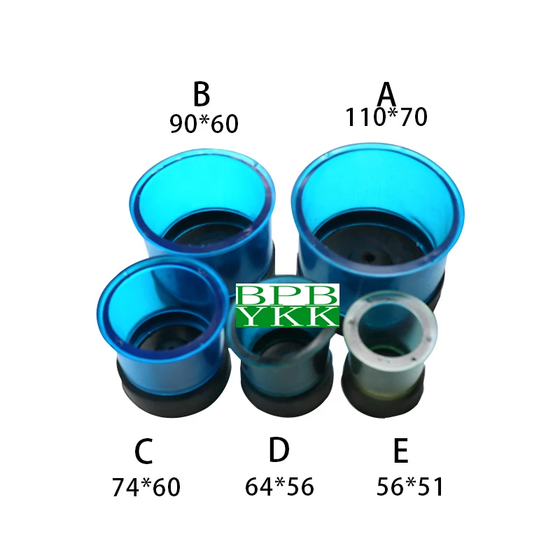 5 sets Dental Lab Round Casting Rings Formers with Base Wax Investment Rubber Sillicon Ring Plastic Base