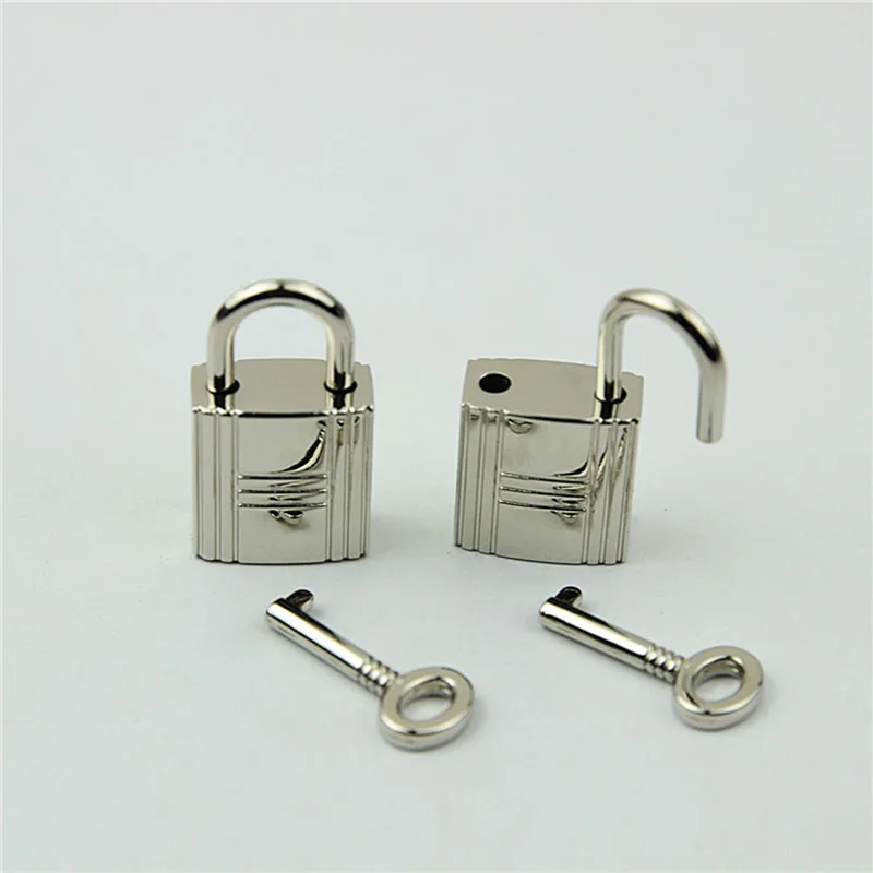 2Pcs Square Metal Clasp Turn Lock Twist Key Locks Rose Gold DIY Handbag Purse Closure Bag Parts Leather Hardware Accessories