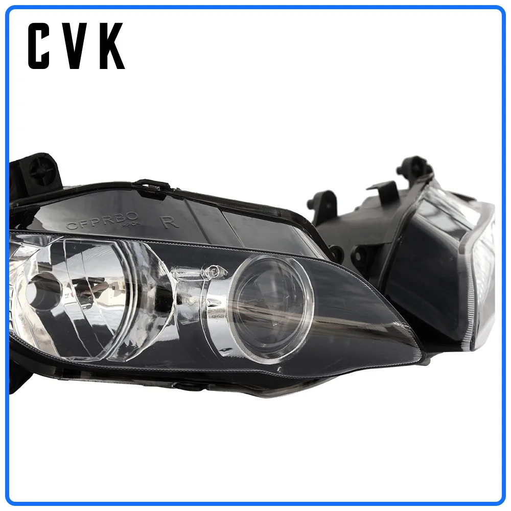 CVK Motorcycle Headlight Headlamp Head Light For YAMAHA YZF 1000 R1 2004 2005 2006 YZF-R1 04 05 06 Head Lamp Headlight assembly