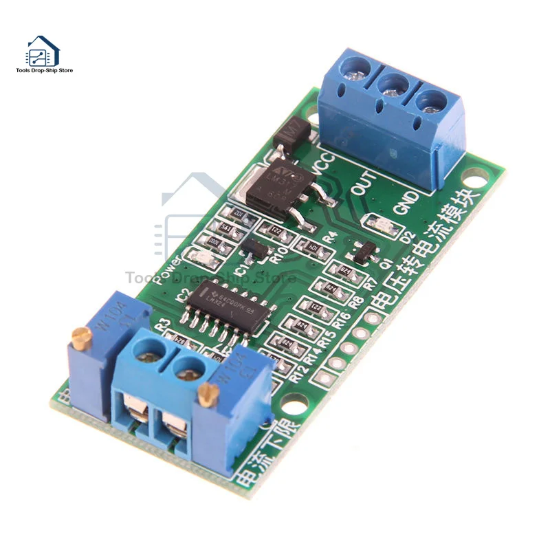 Signal conversion of voltage-to-current module 0-2.5V3.3V5V10V15V24V to 4-20mA transmitter  Signal Module