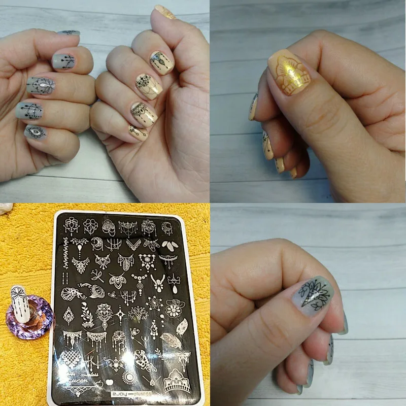 9.5*14.5cm sonho captura modelo prego arte polonês placas de carimbo 3d estêncil para unhas carimbo para unhas polonês