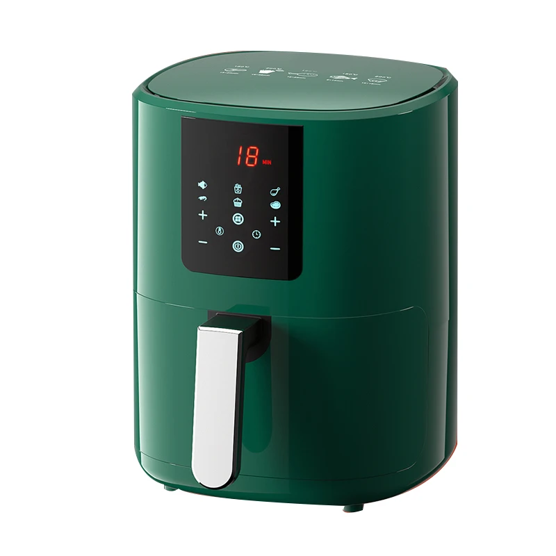 

1350W Portable Air Fryer 5L Capacity Non-Visible Fryer Household Opaque And Invisible Fryer Led Touch Screen Panel Air