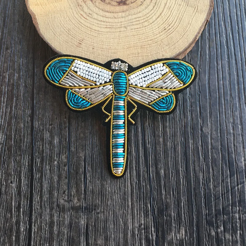 France 2019 new dragonfly design unisex simple DIY free shipping unisex Indian silk brooch