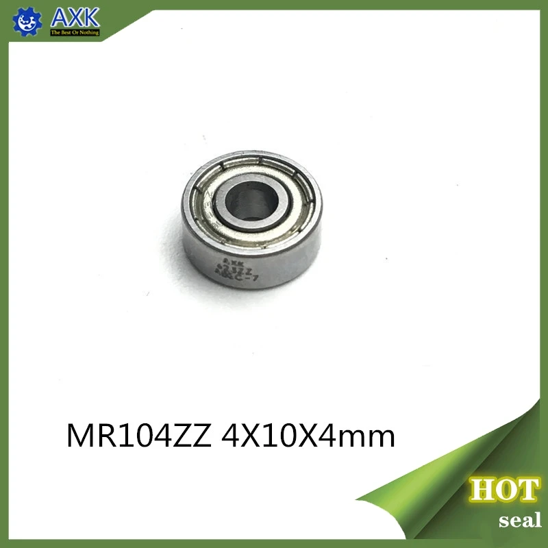 MR104ZZ ABEC-1 (50PCS) 4X10X4mm Miniature Ball Bearings WML4010ZZ  L-1040ZZ