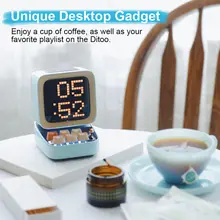 Ditoo Pro Retro Pixel Bluetooth Speaker Alarm Clock #5