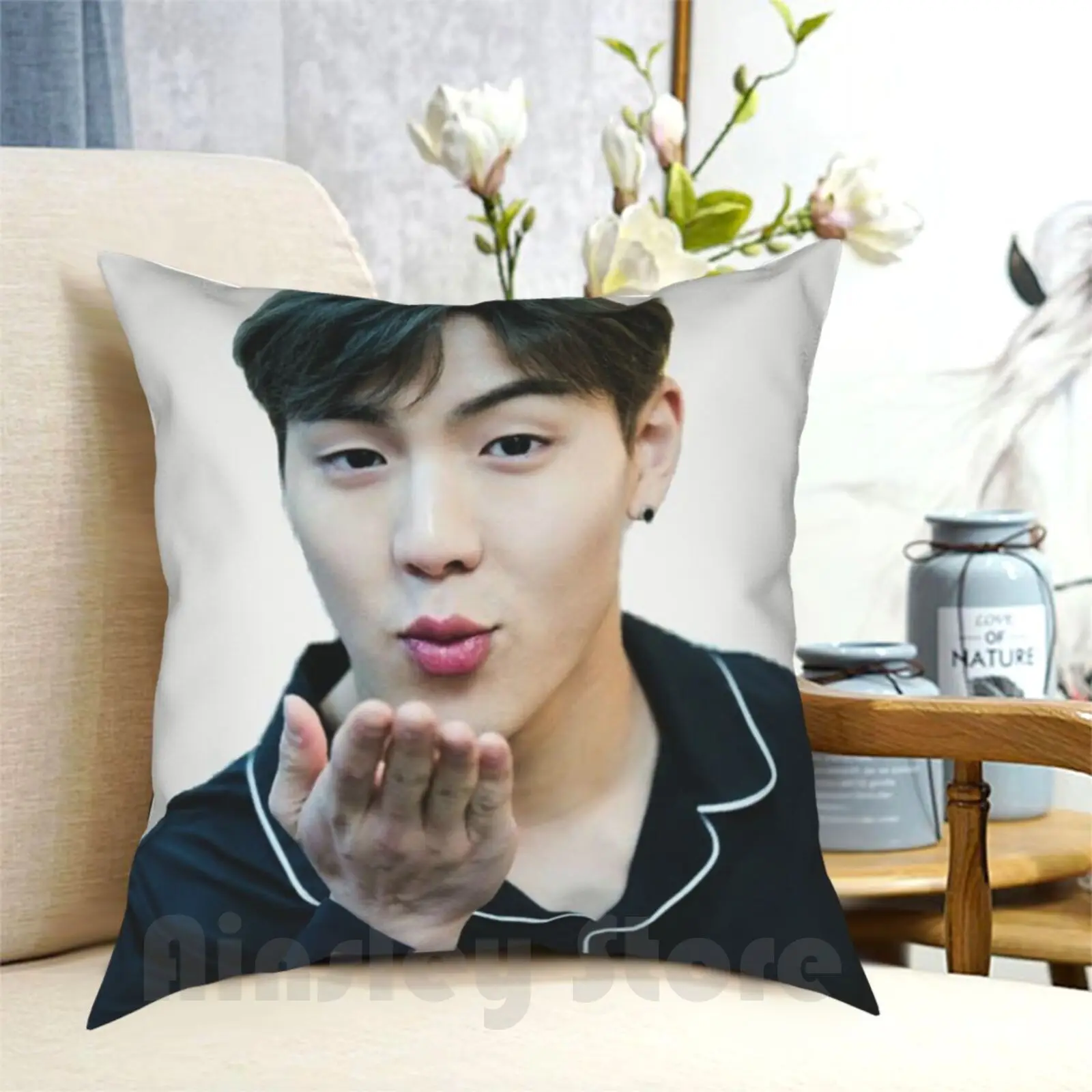 Shownu Pillow Case Printed Home Soft Throw Pillow Monsta X Kpop Jooheon Wonho Shownu Hyungwon I M Minhyuk Kihyun Got