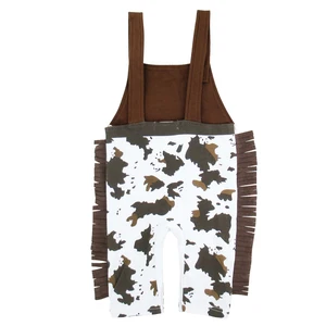 Baby Jungen Western Cowboy Break -Sets mit Cachecol und Hut, Kleinkind -Kostüm, Cosplay -Party, Kinderkleidung Hauptfantasie -Vertriebsmänner für Männer - №1