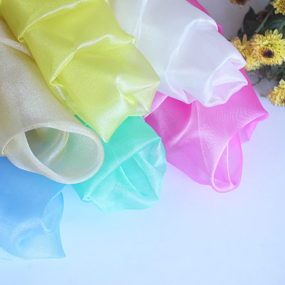 Shiny Organza Fabric Wedding Party Birthday Decoraction DIY Sewing Yarn