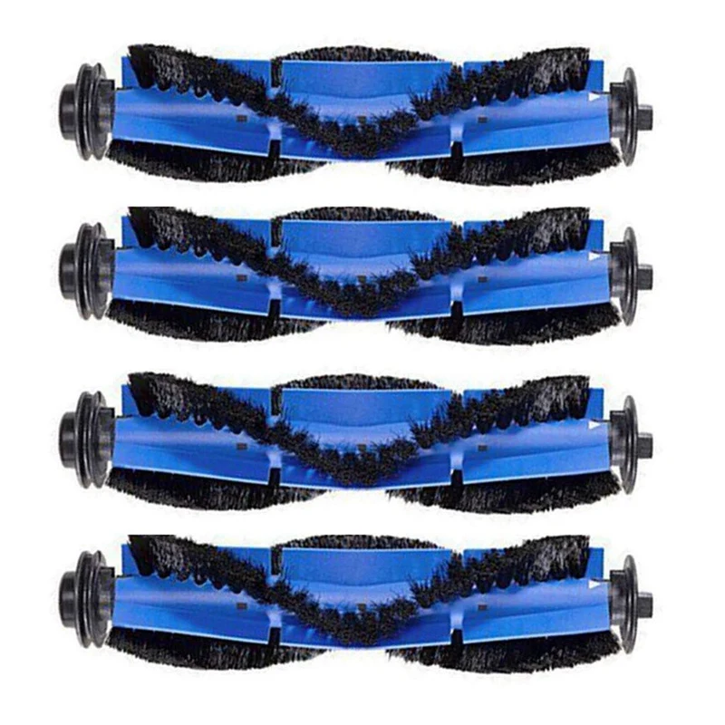 Brush Filters Side Brushes Accessories Compatible For Eufy Robovac Replacement Kit 11S, Includes 4 Rolling Brush.